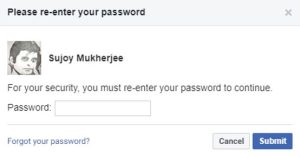 authenticate with facebook