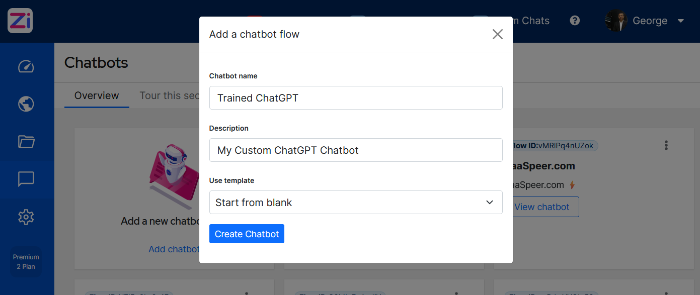 ChatGPT Create Chatbot